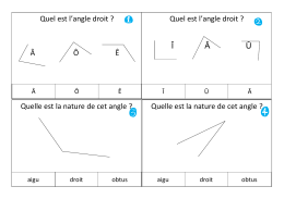 Quel est l`angle droit