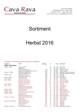 PREISLISTE PRIVAT November 2016