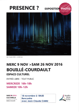 presence-exposition-photo - Mairie de BOUILLE COURDAULT