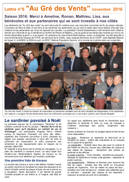 AGDV_Lettre_nÂ°6_nov.. - Association Au Gré Des Vents