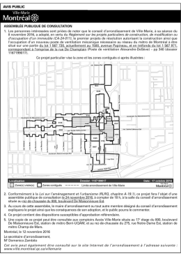 Assemblée publique de consultation PPCMOI