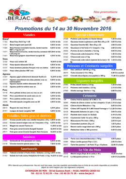 T&eacute;l&eacute;charger les promotions