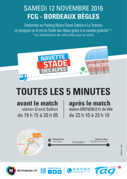 TOUTES LES 5 MINUTES avant le match