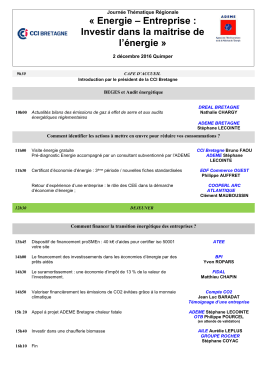 T&eacute;l&eacute;charger le programme d&eacute;taill&eacute; de la