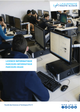 LICENCE INFORMATIQUE