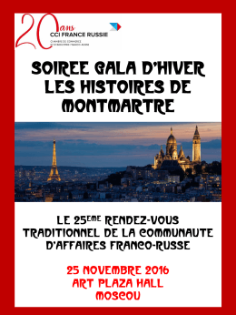 Soirée Gala d`Hiver