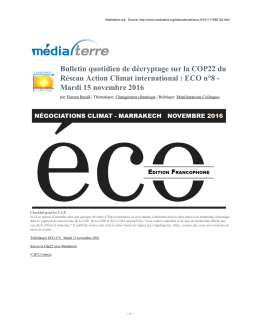 Des hôtes de marque au pavillon de l`IFDD-OIF