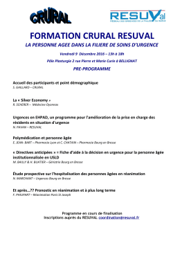 formation crural resuval la personne agee dans la filiere de soins d