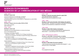 JOURN&Eacute;E D`INFORMATION / VENDREDI 2 DECEMBRE 2016