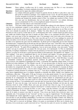 French Sakar Murli of 16/11/2016