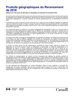 - Statistique Canada