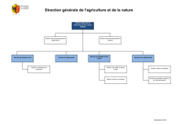 Direction générale de l`agriculture et de la nature