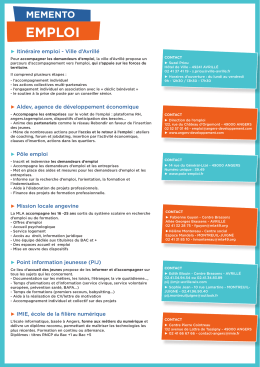 emploi - Ville d`Avrillé