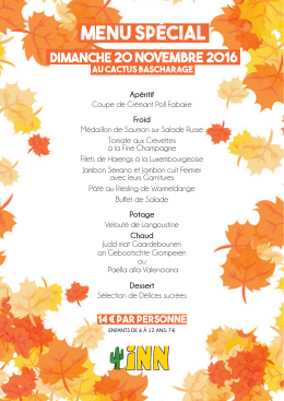 T&eacute;l&eacute;charger le menu