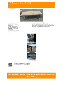 Un samedi, un cr&eacute;ateur (n&deg;66)