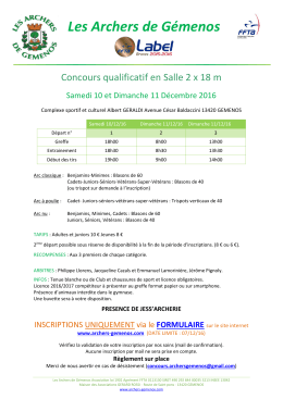 T&eacute;l&eacute;charger - Comit&eacute; D&eacute;partemental 13 Tir &agrave; l`Arc