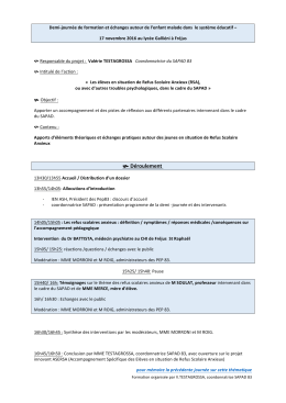 Journée S.A.P.A.D 17/11/2016