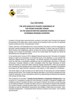 call for papers the 14th graduate student conference of the young