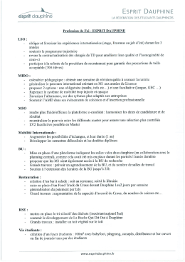 Page 1 –A– ESPRIT DAUPHINE - hi esprit dauphine LA