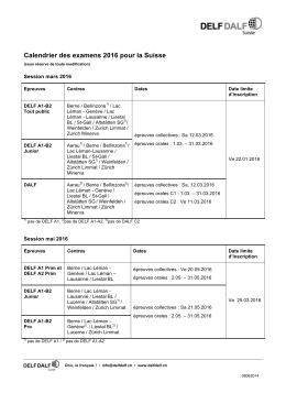 2016 - DELF DALF