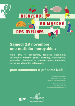 Samedi 19 novembre une matinée incroyable - Mairie de Saint