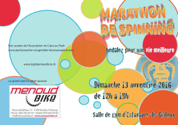 2016 - Marathon Spinning Estavayer-le