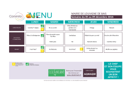 Menus du 5 au 9 décembre (S49) - Louvigné-de-Bais