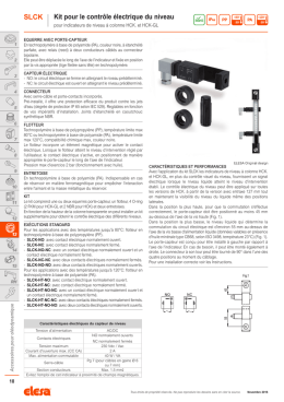 SLCK Kit pour le contrôle électrique du niveau SLCK