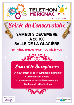Soirée du Conservatoire