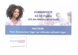 Postes de facteurs en Contrat de Professionnalisation