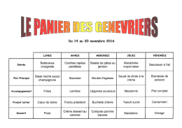 Télécharger le menu