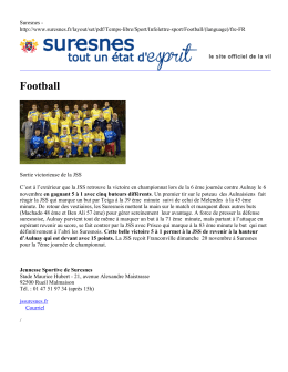 Football - Suresnes