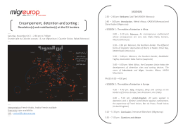 Migreurop - Conf Int Nov 26 Rabat