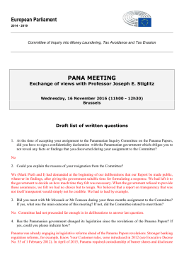 Stiglitz`s written answers