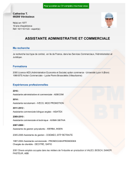 assistante administrative et commerciale