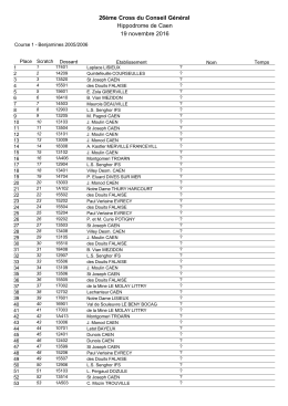 Secondaire - Classements individuels 17 nov. 2016 PDF