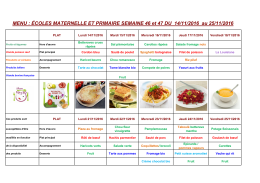 Menus novembre S46 à 47