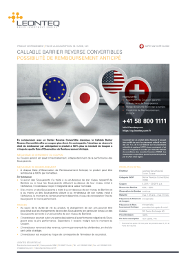 callable barrier reverse convertibles possibilité de
