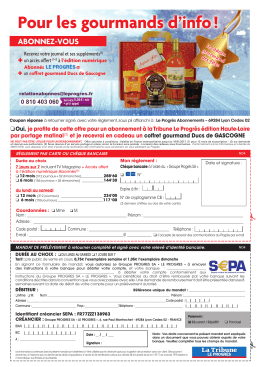 Pour les gourmands d`info!