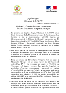 Femmes camerounaises et Energie JA