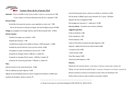Traiteur fêtes de fin d`année 2016
