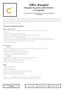 Offre d`emploi - Podcasts C-lab