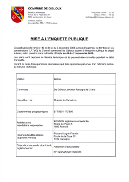 11.11.2016 - Commune de Gibloux