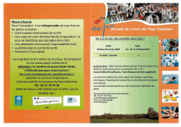 Plaquette ALSH Noel 2017 - Communauté de communes du Pays