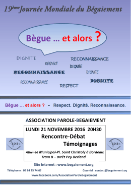 jmb2016- bordeaux - Association Parole B&eacute;gaiement
