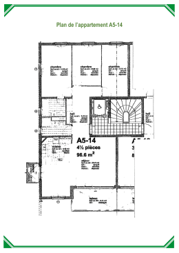 Plan de l`appartement A5-14