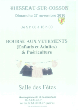 Bourse aux vêtements d`hiver