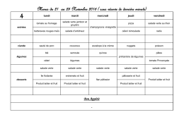 du c&ocirc;t&eacute; du self