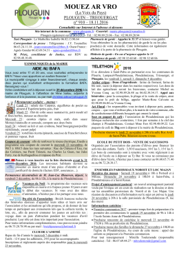 mouez ar vro - Commune de Plouguin