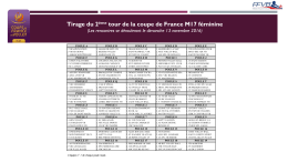 Tirage du 2ème tour